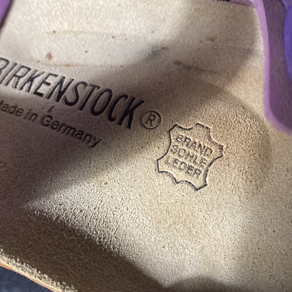 Sandals Birkenstock 4 straps violet pink. 37 made in Germany - Picture 6 of 7